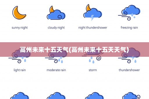 高州未来十五天气(高州未来十五天天气)