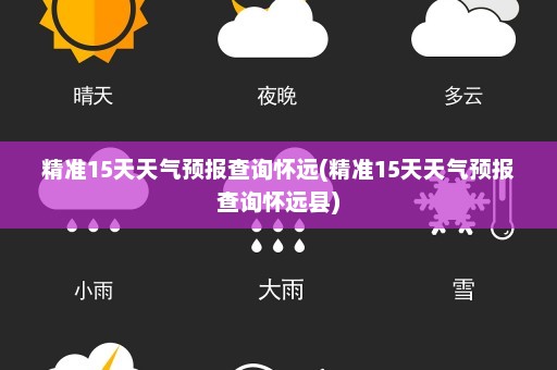 精准15天天气预报查询怀远(精准15天天气预报查询怀远县)