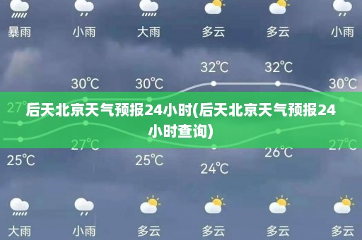 后天北京天气预报24小时(后天北京天气预报24小时查询)