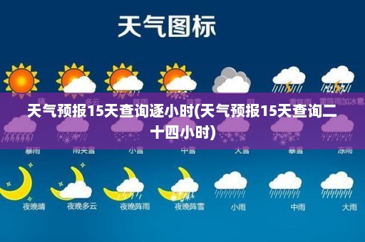 天气预报15天查询逐小时(天气预报15天查询二十四小时)