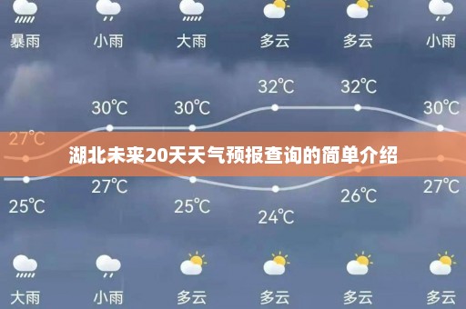 湖北未来20天天气预报查询的简单介绍