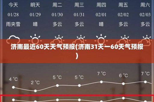 济南最近60天天气预报(济南31天一60天气预报)