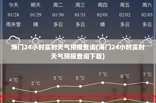 海门24小时实时天气预报查询(海门24小时实时天气预报查询下载)