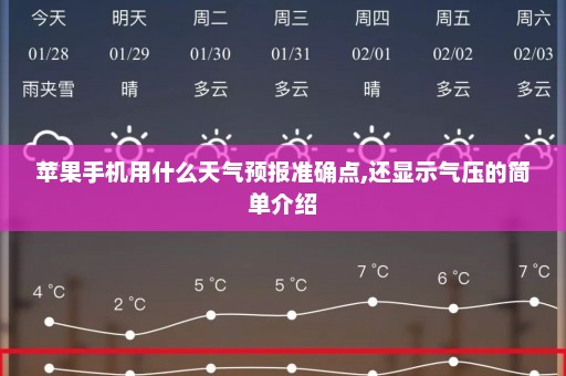 苹果手机用什么天气预报准确点,还显示气压的简单介绍