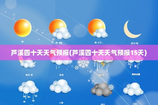 芦溪四十天天气预报(芦溪四十天天气预报15天)