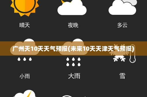 广州天10天天气预报(未来10天天津天气预报)