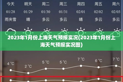 2023年1月份上海天气预报实况(2023年1月份上海天气预报实况图)