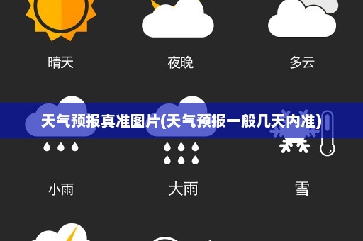 天气预报真准图片(天气预报一般几天内准)