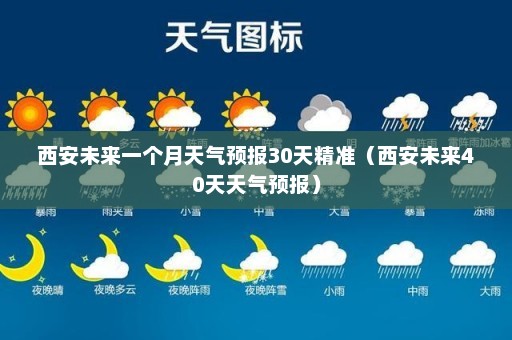 西安未来一个月天气预报30天精准（西安未来40天天气预报）