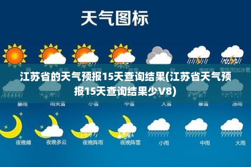 江苏省的天气预报15天查询结果(江苏省天气预报15天查询结果少V8)