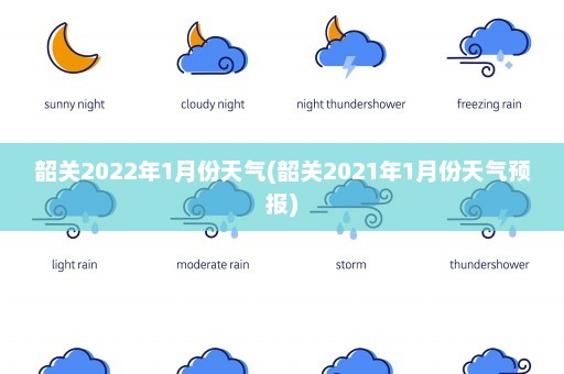 韶关2022年1月份天气(韶关2021年1月份天气预报)