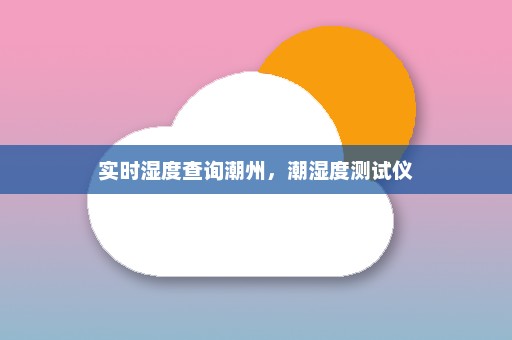 实时湿度查询潮州，潮湿度测试仪