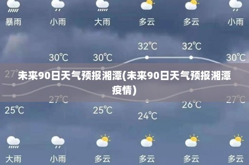 未来90日天气预报湘潭(未来90日天气预报湘潭疫情)