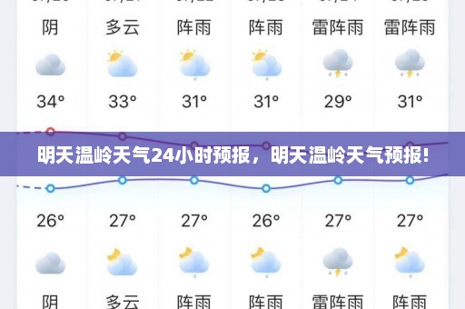 明天温岭天气24小时预报	，明天温岭天气预报!