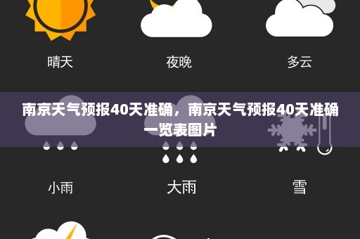 南京天气预报40天准确	，南京天气预报40天准确一览表图片