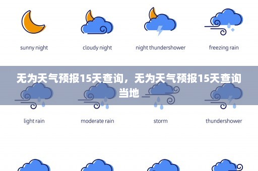 无为天气预报15天查询	，无为天气预报15天查询当地